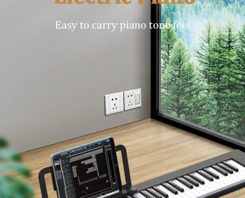 88-Key Portable Electronic Piano with Dual Speakers