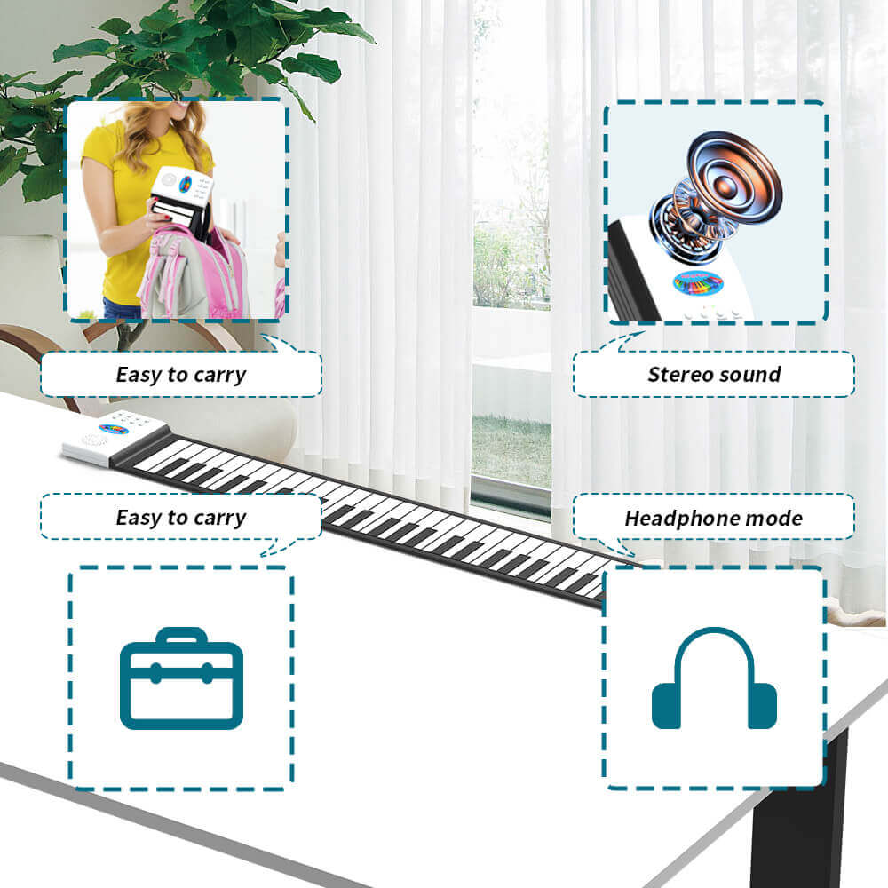 Konix Roll-Up Pianos